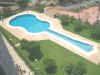 Wonderful, guitar-shaped swimming pool available to residents