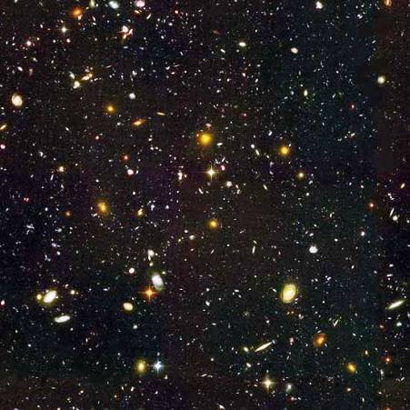 Entire galaxies seen from the Hubble space telescope