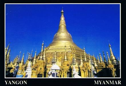 Shwedagon Pagoda in downtown Yangon