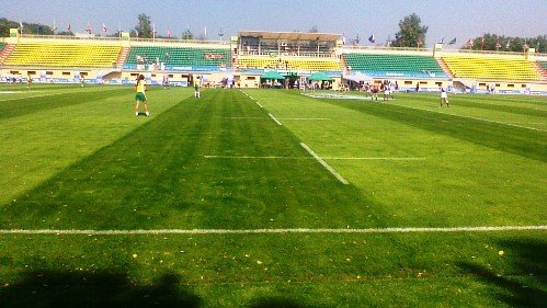 Gorodok Stadium - empty space, like everywhere else